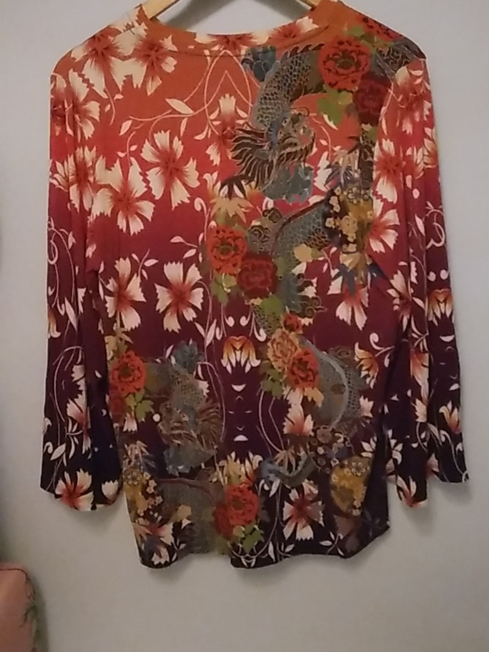Women's Johnny Was Adalena Kimono Long Sleeve Tee - Picture 2 of 12